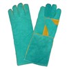 Green Cowhide Split Leather Welding Gloves