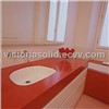 high quality modified acrylic solid surface vanity top