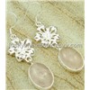 indian silver jewellery wholesale handmade exclusive jewelry  Moonstone glass earrings
