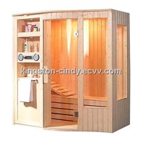 4 person Wooden corner Traditional Sauna room A-801