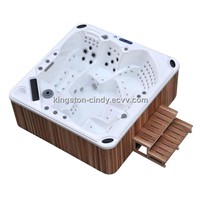 5 or 6 person Outdoor Hot tub Fiberglass Spa pool with cover