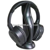 FM wireless headphone/headset with 8 in 1 functions
