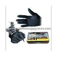 High Quality Tattoo Black Latex Glove
