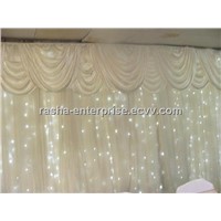 White Wedding LED Decoration LED Curtain,LED Starcloth