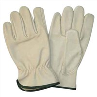 10.5&amp;quot; Grey Cowhide Driving Gloves