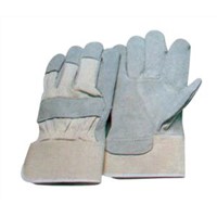 10.5&amp;quot; Grey Cowhide Split Leather Work Gloves