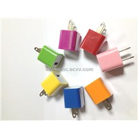 10 Color available USB Power Adapter Wall Charger for iPhone4 4S iPod Touch Nano US Plug