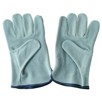10&amp;quot; Grey Cowhide Driving Gloves