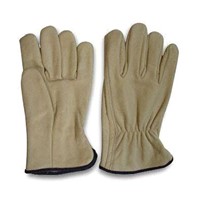 10&amp;quot; Yellow Cowhide Driving Gloves