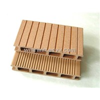 150mm*25mm Hollow Wood Plastic Composite Decking