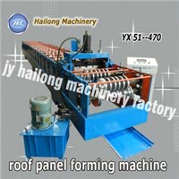 470 color steel roof panel roll forming machine