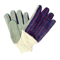 9&amp;quot; Grey Cowhide Leather Gardening Gloves