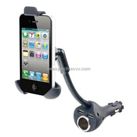 Car Charger Holder with dual USB for Smartphones UEH44