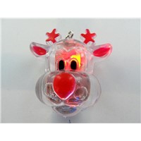 Christmas LED reindeer brooches