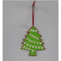 Cute tree design Polymer clay for  christmas haning ornaments
