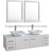 Double Sink Wall Cabinet (IS-2117)