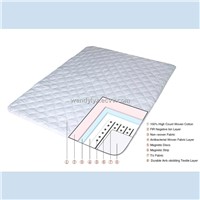 Double magnetic energy massage mattress pad