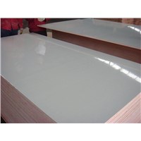 E2 grade white color glossy or matt formica fire-proof plywood HPL plywood