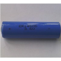 ER14505-2400mAh AA size Cylindrical Lithium Thionyl Chloride with 3.6V Rated Voltage Energy Type