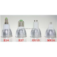 Energy Saving GU10 MR16 E27 5X1W High Power LED SPOT Lamp Lights 5W 12V 85V-265V