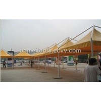 Fire-resistant pagoda tent