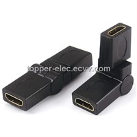 HDMI Female to HDMI Female Adaptor, Rotating 360 Degree(TP-HA037)
