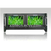 HD Sdi Dual 7&amp;quot; Rack Mount HD LCD Monitor Kit
