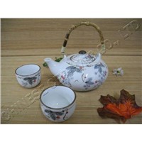 Hand-painted teapot gift set