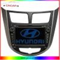 Hyundai Verna car radio dvd with gps navigation system