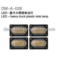 LED-heavy truck plastic side lamp