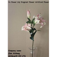 PU Flower lily Fragrant Flower Real touch feelings