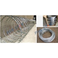 PVC coated razor barbed wire