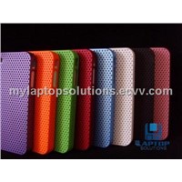 Portable Reticulated Shells Mesh Hole Case Cover Back Skin For iPhone4/4s