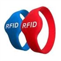 Silicone Rfid wristband card with smart chip