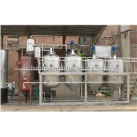 Small scale cooking oil refining equipment