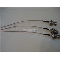 U.fl/I-PEX to RP-TNC Female Bulkhead for Pigtail Cable RG178 20cm