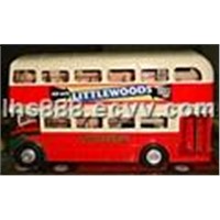 bus toy model red