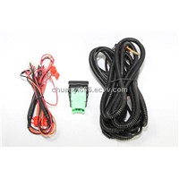 fog light wire harness with switch for automobile