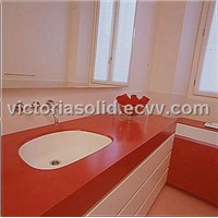high quality modified acrylic solid surface vanity top