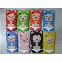 new ali cat silicon case for iphone4