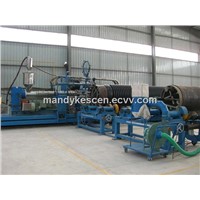 hdpe plastic spiral winding pipe extruder