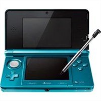 3DS Handheld game console - Aqua blue
