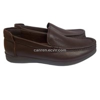 work leather shoes with genuine leather upper and rubbert outsole