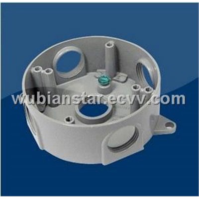 10 in. round electrical splice box