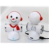 2012 Fasion Doll shape USB speaker with 4 port usb hub and lovely shaking head design