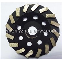 125mm Diamond Swirl Cup Grinding Wheel