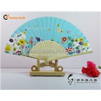2012 Bamboo Craft Fan,Hand Fan,Customized Painting Fan