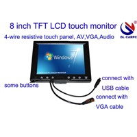 8 inch headrest car monitor with touchscreen