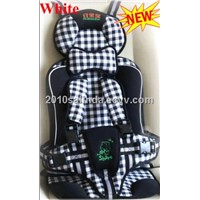 Baby/Kid/Toddler Car Safety/Safe Booster Seat Cover Harness Cushion-White