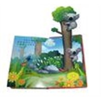 Customizable Colorful 3D Paper Childrens Book Printing with hardcover binding